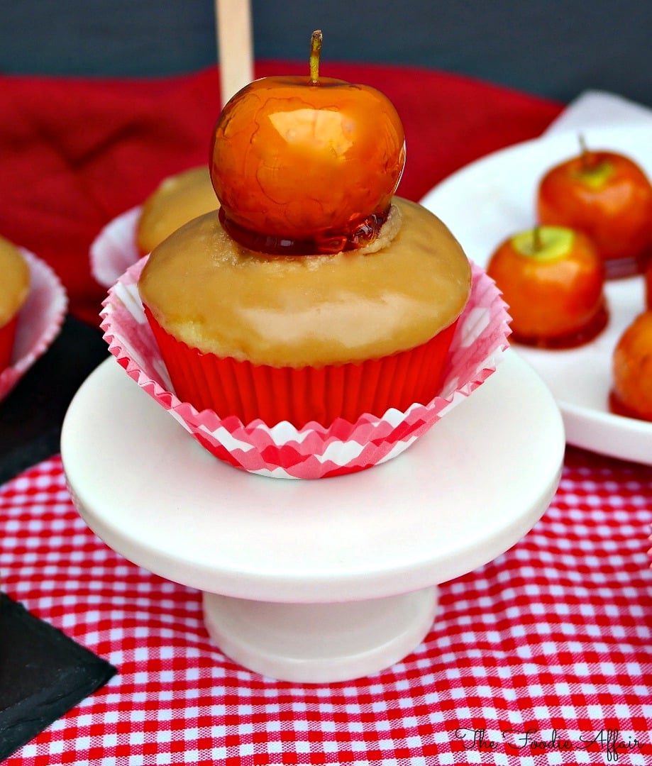 Buttermilk Cupcakes with Caramel Icing