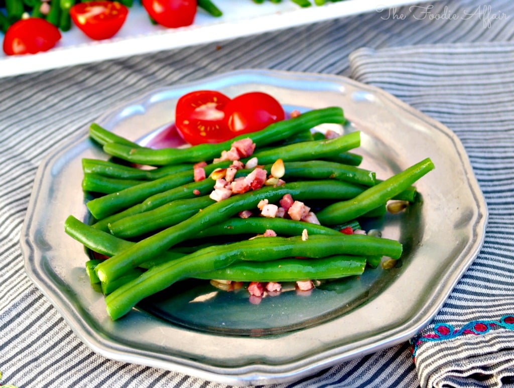Fresh Green Beans with Prosciutto - The Foodie Affair