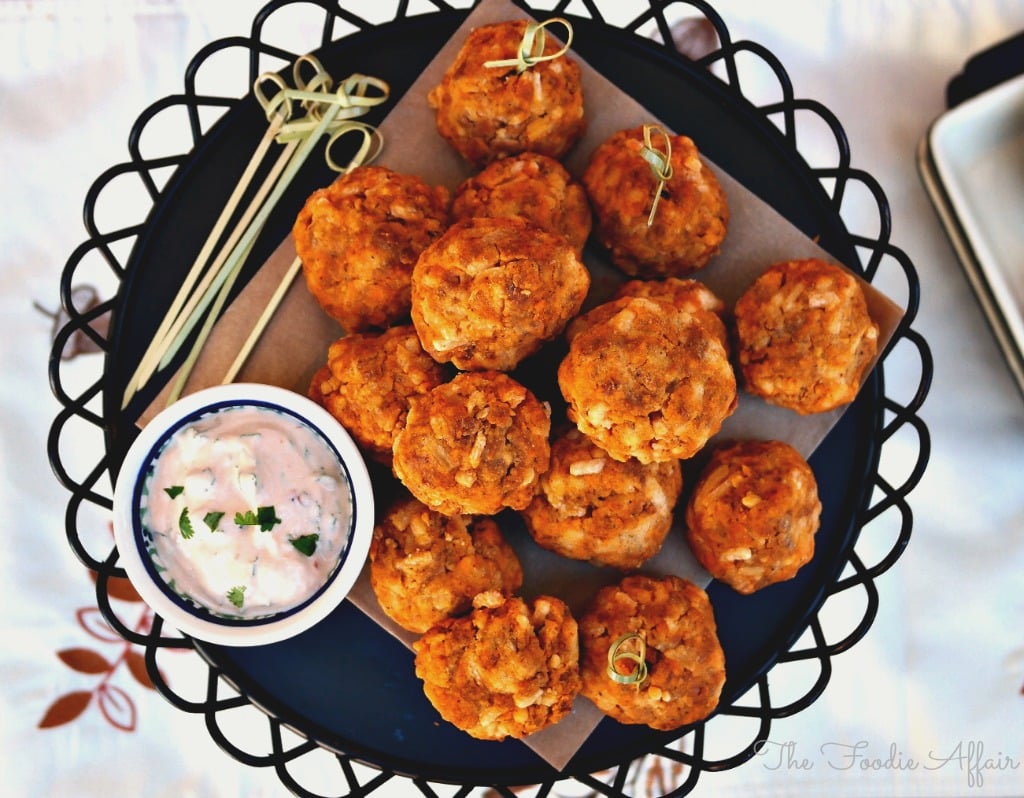 Soy Chorizo Cheddar Balls