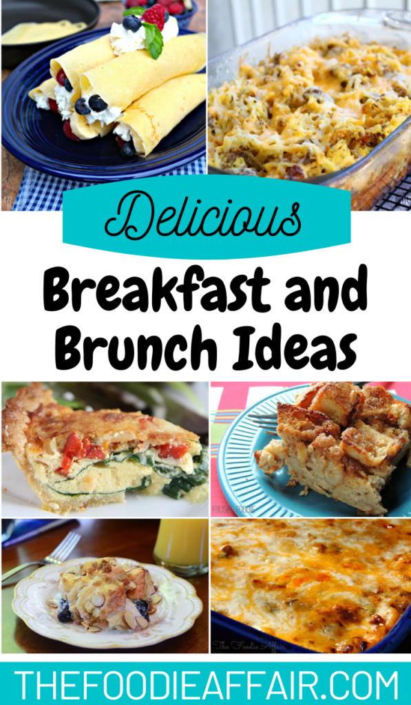 A variety of breakfast ideas for brunch 