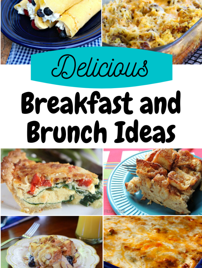 A variety of breakfast ideas for brunch