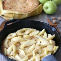 Here we see the finished freezer apple pie filling, once you learn how to freeze apple pie filling you'll never go back to canned!