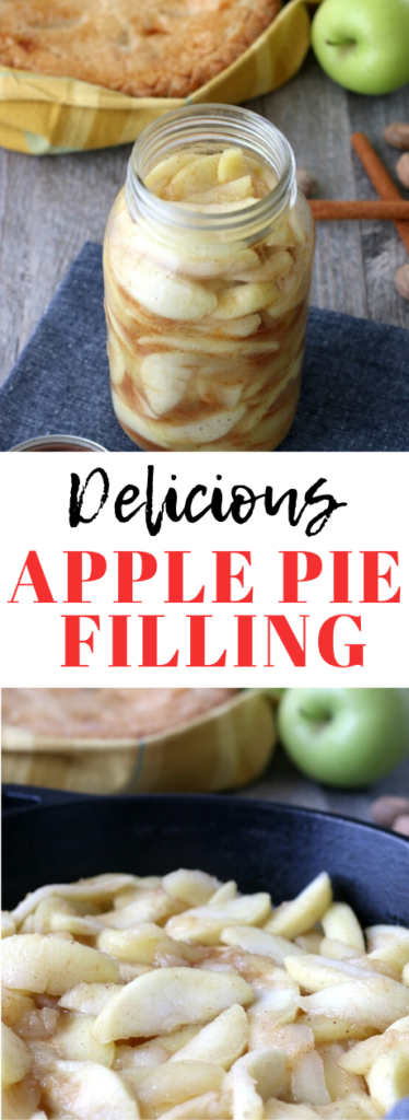 Freezer Apple Pie Filling is the simple and delicious solution to all of your dessert needs!  This apple pie filling takes classic baking apples, sugar, spices, and a bit of butter and turns them into the ideal pie filling to use in dozens of recipes. #apple #pie #dessert #holiday