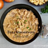 Beef Stroganoff Lightened Up - The Foodie Affair