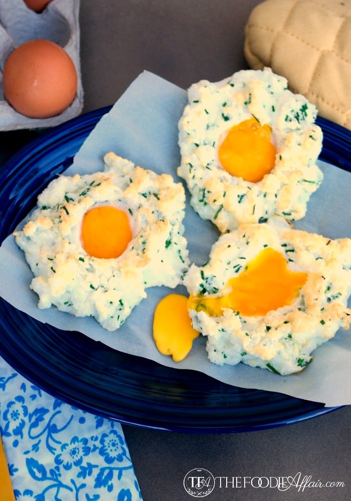 Eggs in Clouds - The Foodie Affair