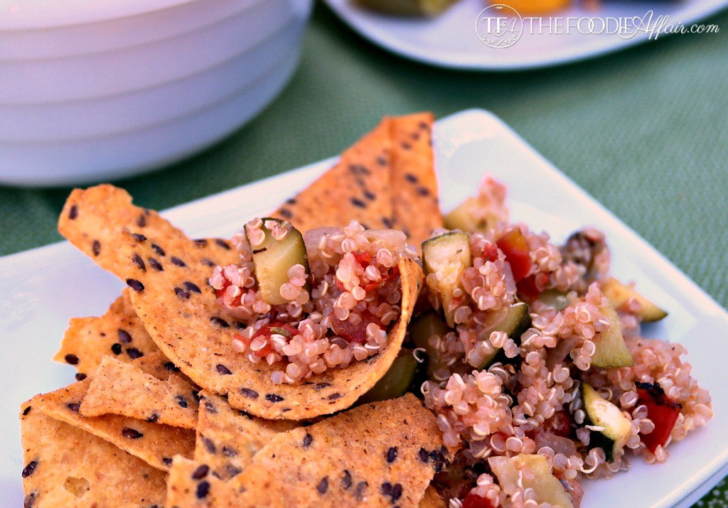 Quinoa with Fire Roasted Tomatoes - The Foodie Affair