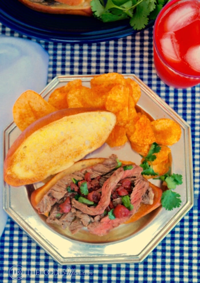 Mexican Style Steak Sandwich - The Foodie Affair