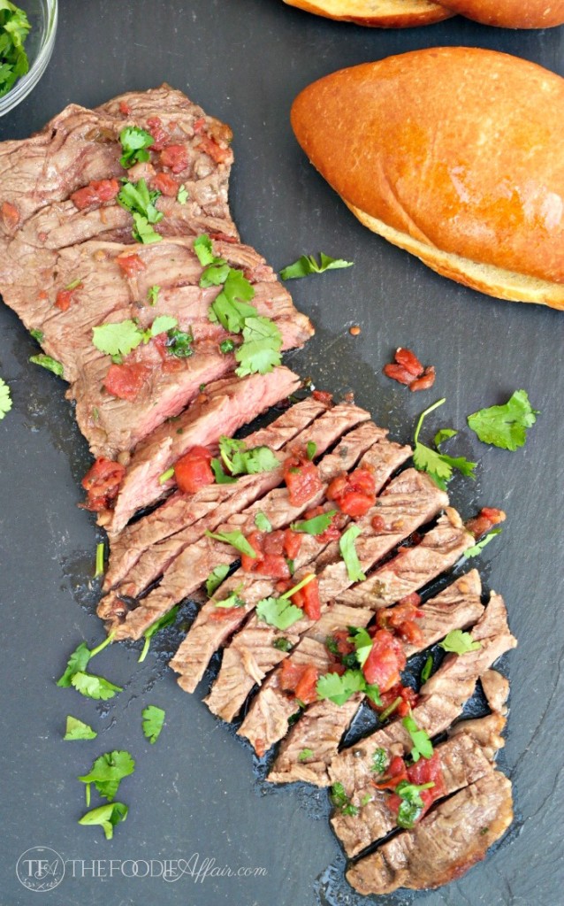 Mexican Style Steak Sandwich - The Foodie Affair