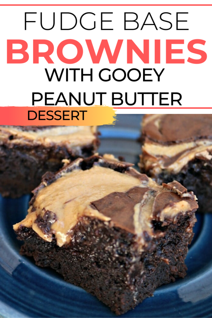 MAKE PEANUT BUTTER BROWNIES, JUST BECAUSE… Chocolate and peanut butter brownies are an anytime snack! There is no special occasion or reason to make these. Make them because they're delicious and you NEED brownies. #brownies #chocolate #dessert #sweet #treat #peanutbutter #delicious