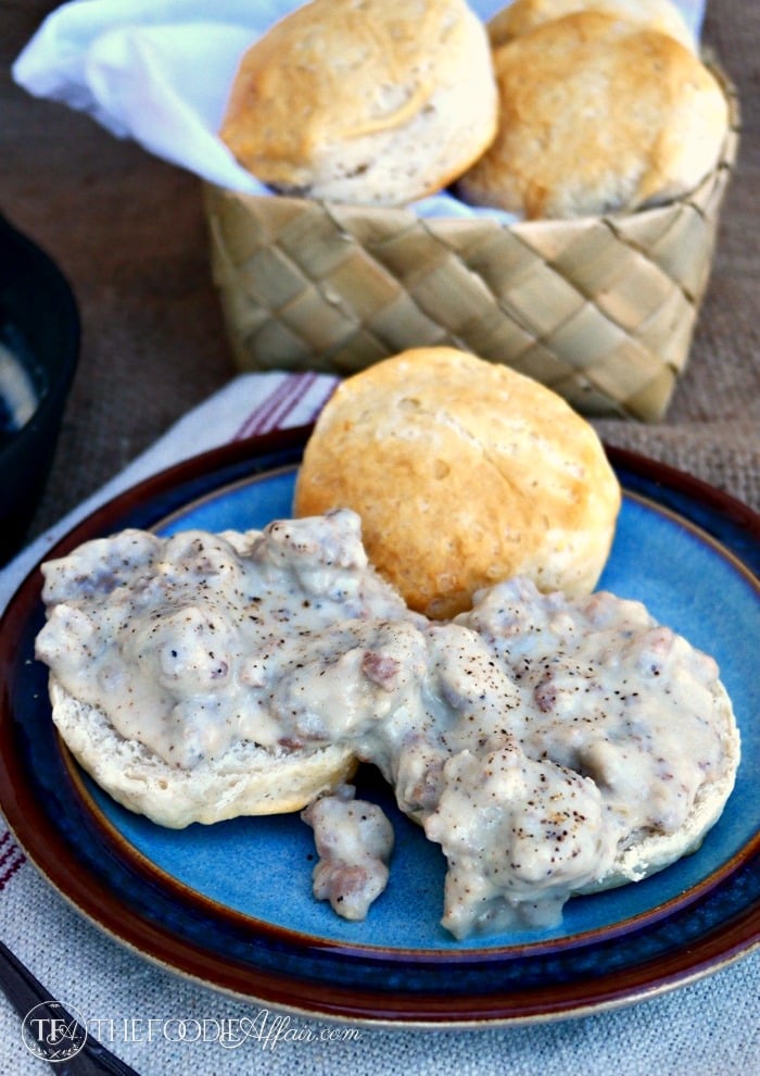 Sausage Gravy and Biscuit Skillet Recipe