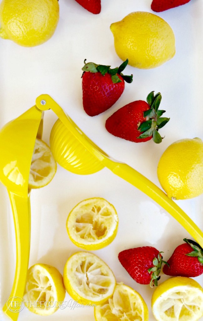Sparkling Strawberry Lemonade - The Foodie Affair