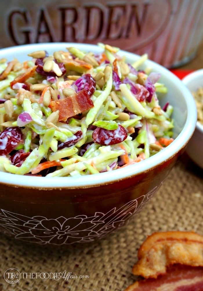 Broccoli Slaw Lightened Up