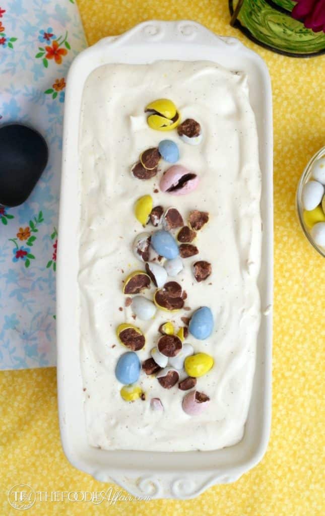 Cadbury Mini Egg Ice Cream - The Foodie Affair
