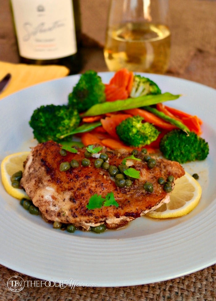 Citrus Chicken Piccata - The Foodie Affair