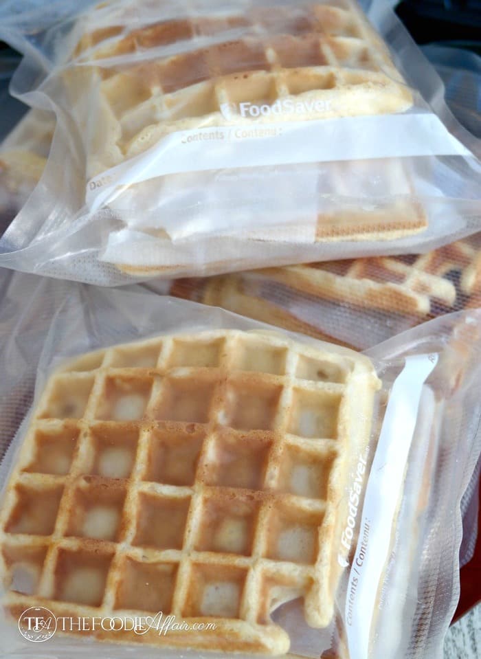 How to Freeze Waffles - The Foodie Affair