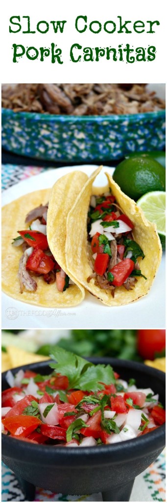 Slow Cooker Pork Carnitas - The Foodie Affair