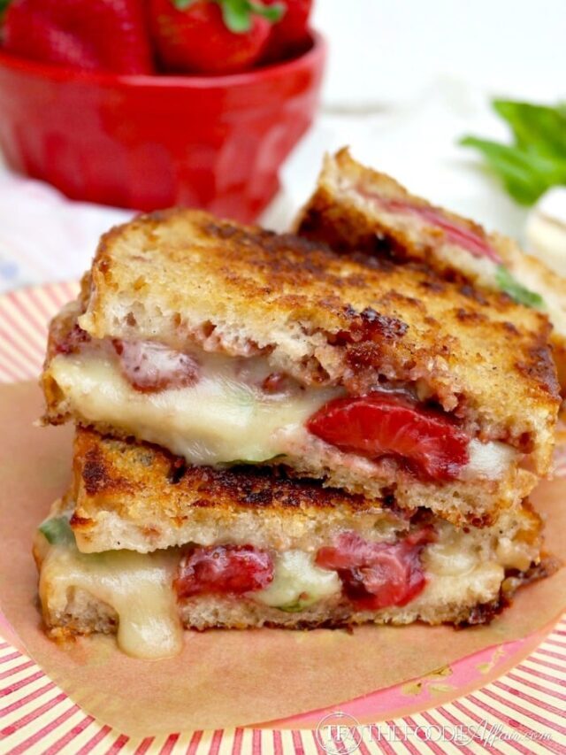 STRAWBERRY BALSAMIC BRIE GRILLED CHEESE STORY
