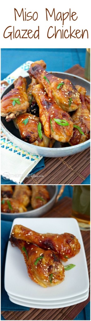 Miso Maple Glazed Chicken - The Foodie Affair