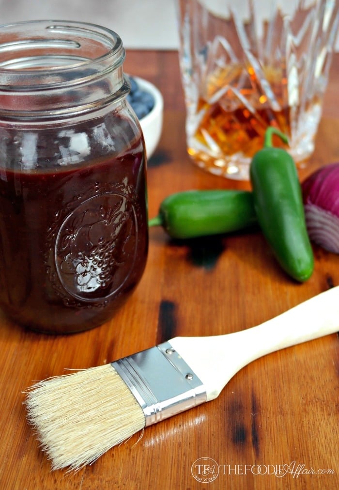 Blueberry Bourbon Barbecue Sauce