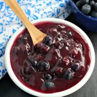 Homemade Blueberry Sauce - The Foodie Affair