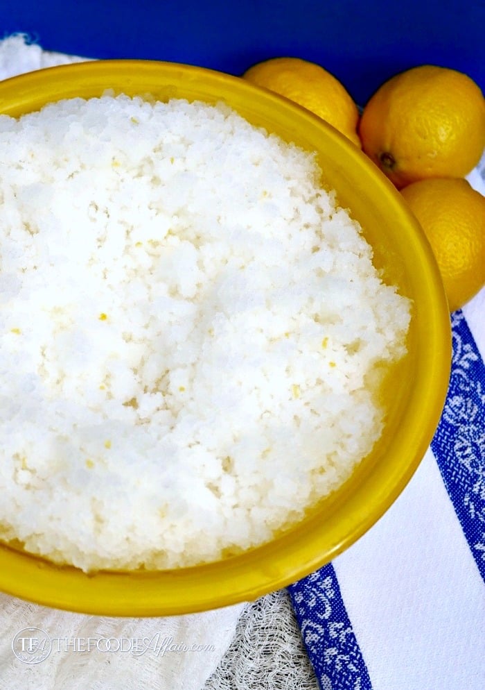 Lemon Ice (Granita) - The Foodie Affair