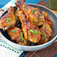 Maple Glazed Chicken on a serving dish