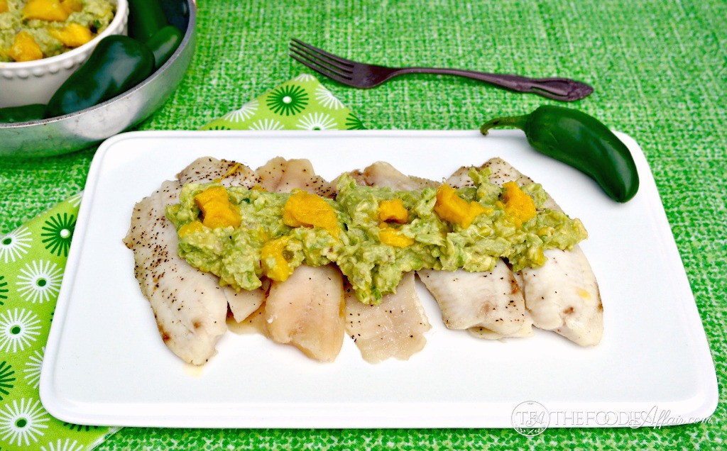 Tilapia with Avocado Mango Salsa - The Foodie Affair