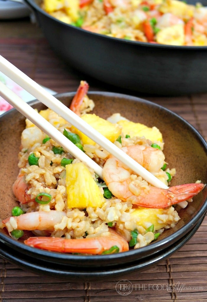 Pineapple Fried Rice With Shrimp