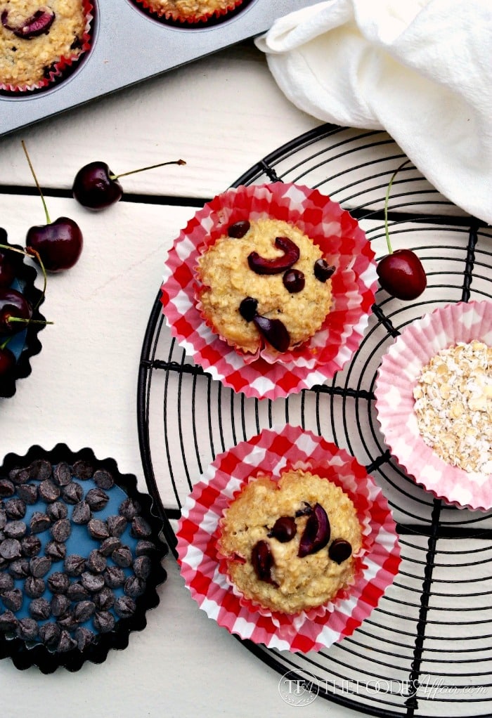 Cherry Chocolate Oatmeal Cups