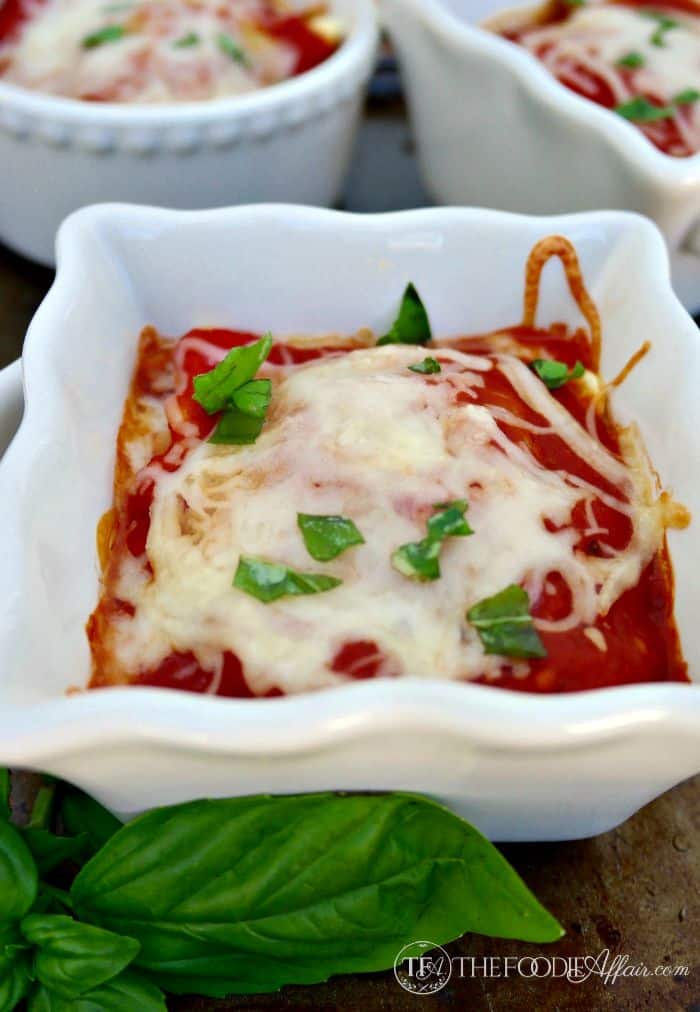 Individual Serving Ravioli Lasagnas