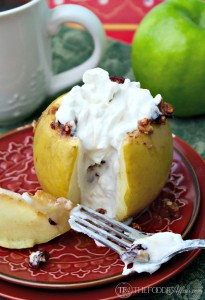 Stuffed Baked Apples With Pecans and Cranberries