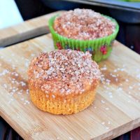 Sweet Potato Muffins on a cutting board