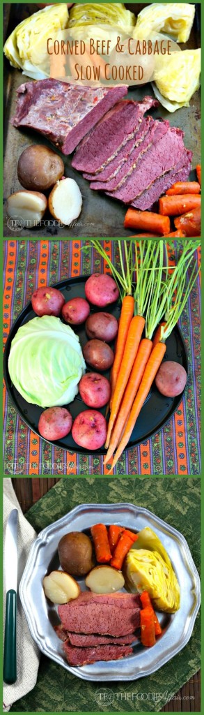 Delicious traditional Corned Beef and Cabbage is slow cooked while you get on with your day! The Foodie Affair