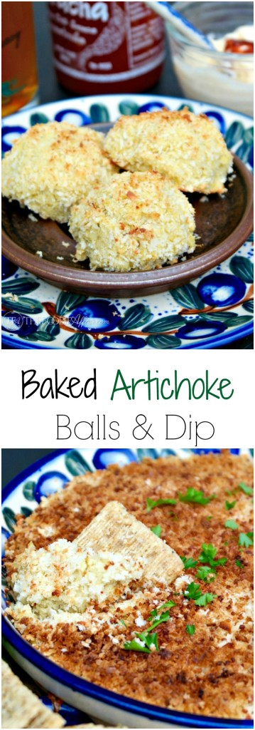 Baked Artichoke Balls are a delicious alternative to the fried appetizer! You can also use the same filling to make a dip! The Foodie Affair