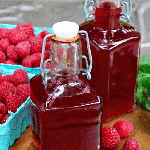 Homemade Raspberry Syrup to add to drinks! Make Italian soda or creamy soda! The Foodie Affair