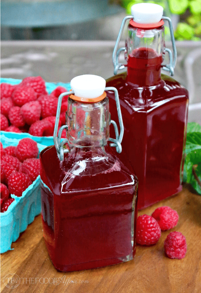 Fresh Raspberry Syrup for Drinks