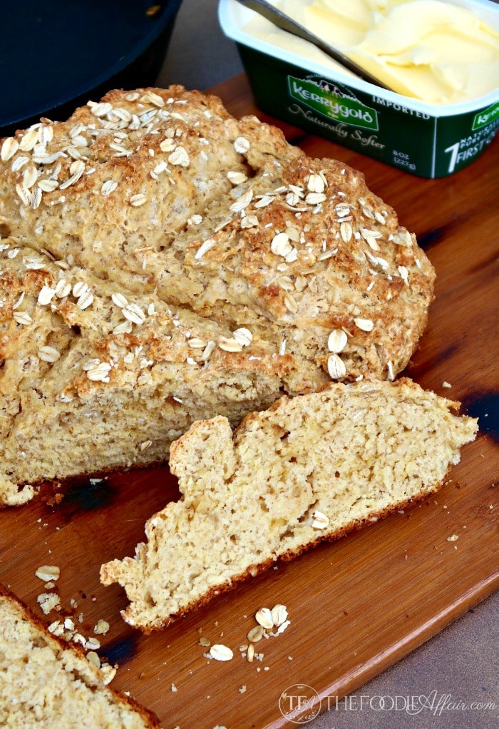 Irish Brown Soda Bread Recipe Made In An Iron Skillet | The Foodie Affair