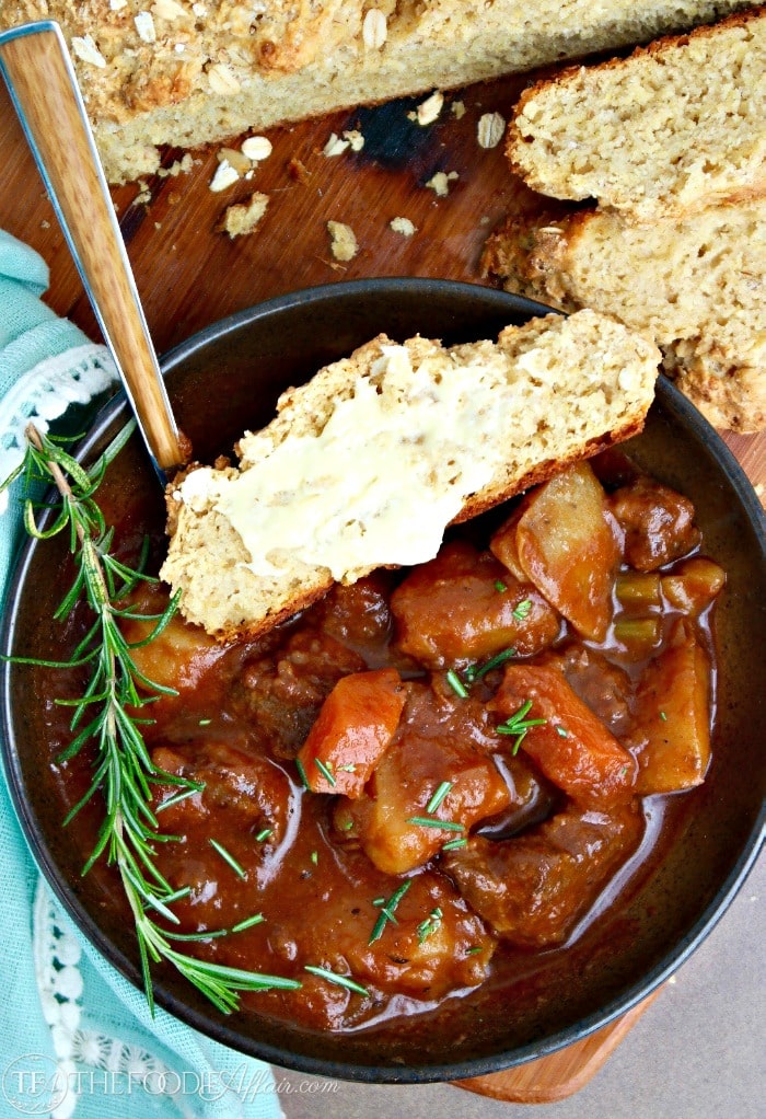 Irish Brown Soda Bread Recipe Made In An Iron Skillet | The Foodie Affair