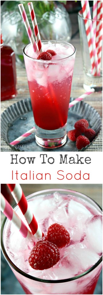 How to make Italian Soda with just a couple of ingredients! This delicious drink can be made with different natural fruits! The Foodie Affair