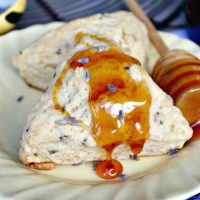 Honey Lavender Scones are simple to make and are a great addition for brunch or any special occasion like a bridal shower! The Foodie Affair