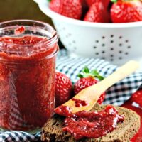 Easy Strawberry Chia Seed Jam is made without refined sugar and takes less than 15 minutes to make! Chia is a nutritional powerhouse adding protein, fiber and Omega-3s to your diet. The Foodie Affair