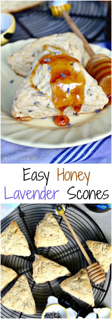 Honey Lavender Scones are simple to make and are a great addition for brunch or any special occasion like a bridal shower! The Foodie Affair