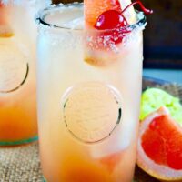 Refreshing Paloma Cocktail made with fresh grapefruit juice, tequila and club soda! The Foodie Affair