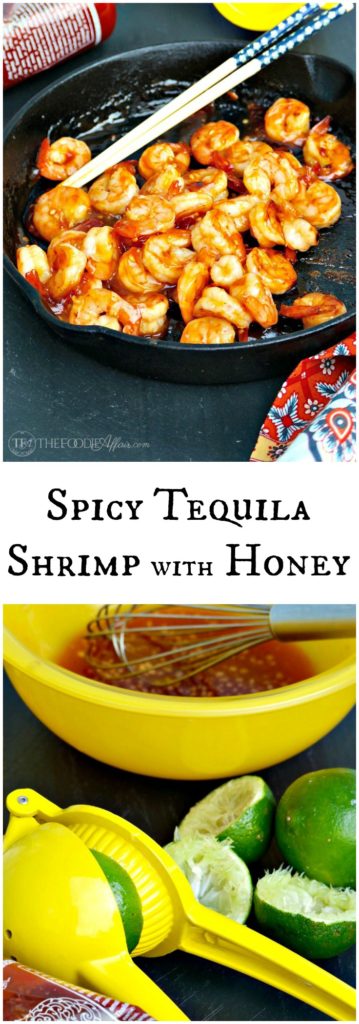 Spicy Tequila Shrimp marinaded in a sweet and spicy ingredients is delicious over rice, pasta or served as it is as an appetizer! The Foodie Affair