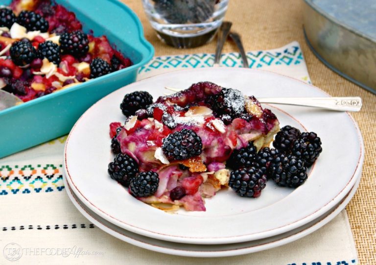 Mixed Fruit Breakfast Casserole with Coconut