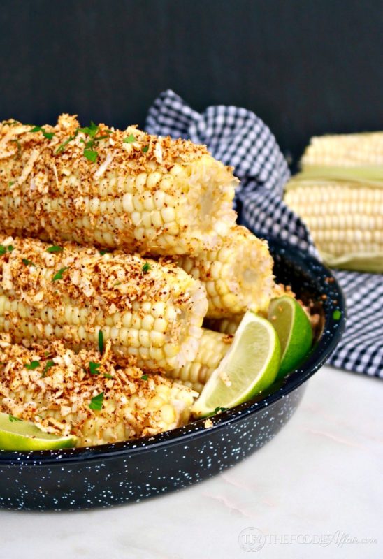 Mexican Style Corn on the Cob With Cotija Cheese The Foodie Affair