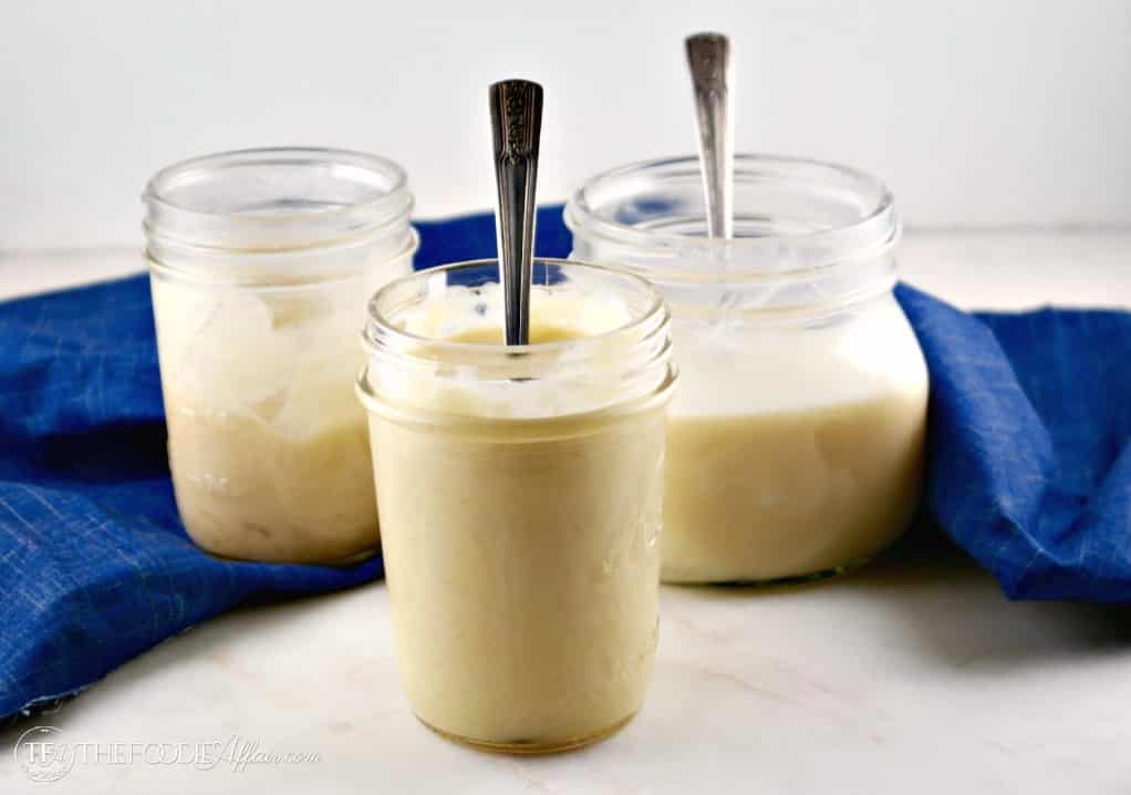 Sugar Free Condensed Milk make with cow's milk or your favorite milk alternative like coconut. Lighten up your treats with this homemade baking staple!