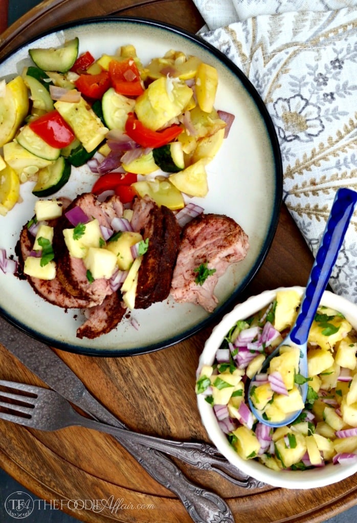 Pork Tenderloin with Pineapple Salsa