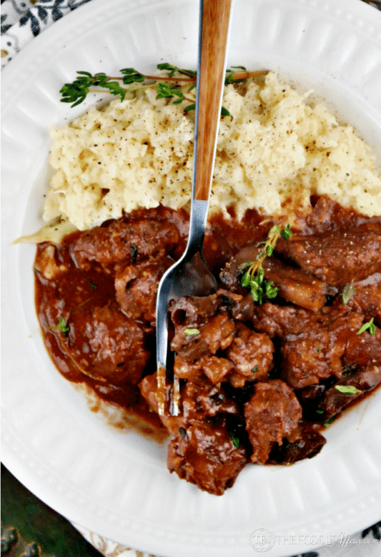 Sirloin Tips Slow Cooked With Mushrooms The Foodie Affair