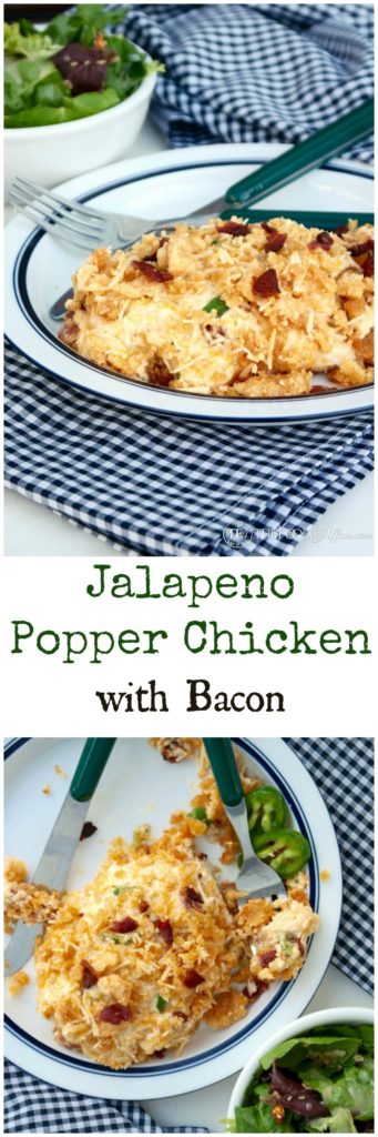 Jalapeno popper chicken with bacon